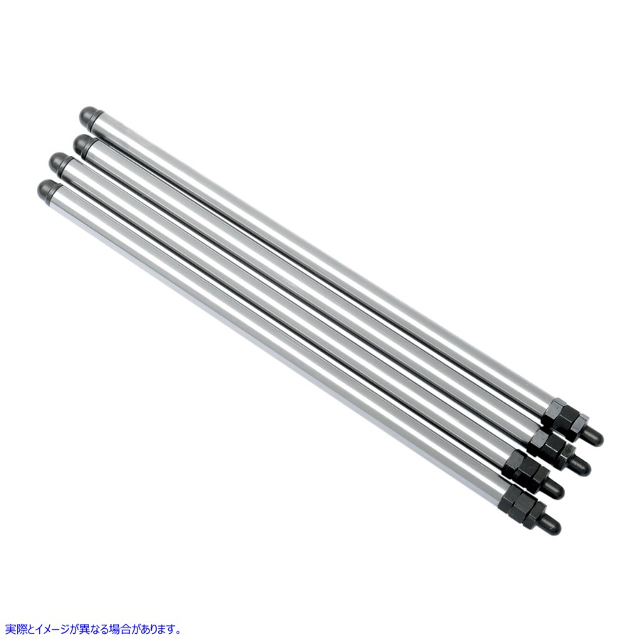 取寄せ クロモリ鋼プッシュロッド - ビッグツイン アンドリュース Chromoly Steel Pushrods - Big Twin 240030 09280026