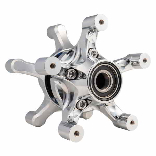 取寄せ スパイダーホイールハブ アレンネス Spider Hub - Dual Disc - Front - Chrome 71-661 02130853