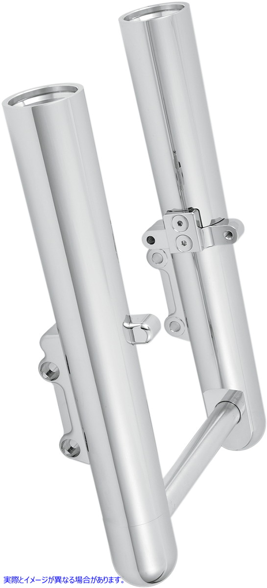 取寄せ デュアルディスクホットレッグフォークレッグ アレンネス Fork Legs - Chrome - Smooth - Dual Disc - '00-'07 FLT 06-503 04030031