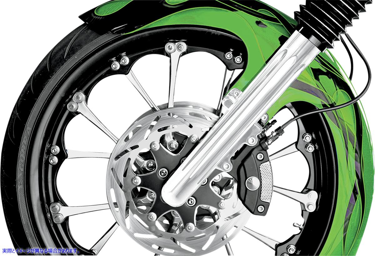 取寄せ デュアルディスクホットレッグフォークレッグ アレンネス Fork Legs - Chrome - Deep Cut - Dual Disc - Deep Cut - '08-'13 FLT 06-510 04030033