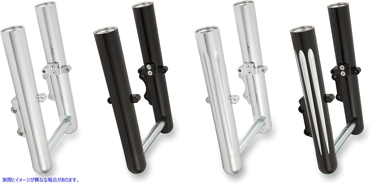 取寄せ デュアルディスクホットレッグフォークレッグ アレンネス Fork Legs - Black Anodized - Deep Cut - Dual Disc - '00-'07 FLT 06-513 04030036