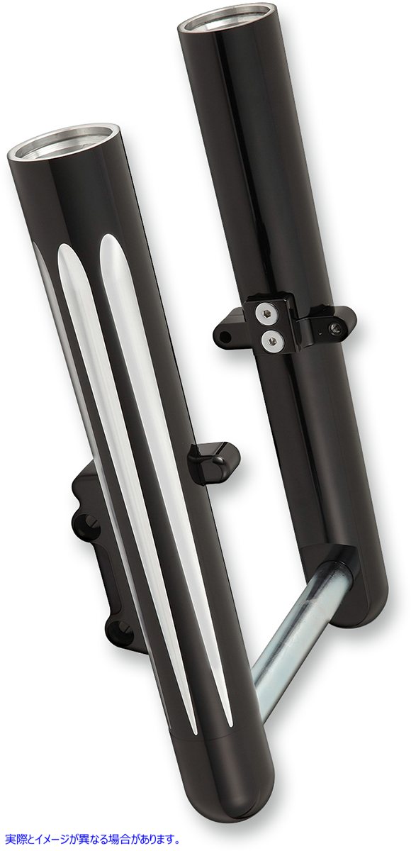 取寄せ アレンネス Hot Legs Fork Legs - Custom Single Disc - Deep Cut - Black/Silver 40-510 04030097