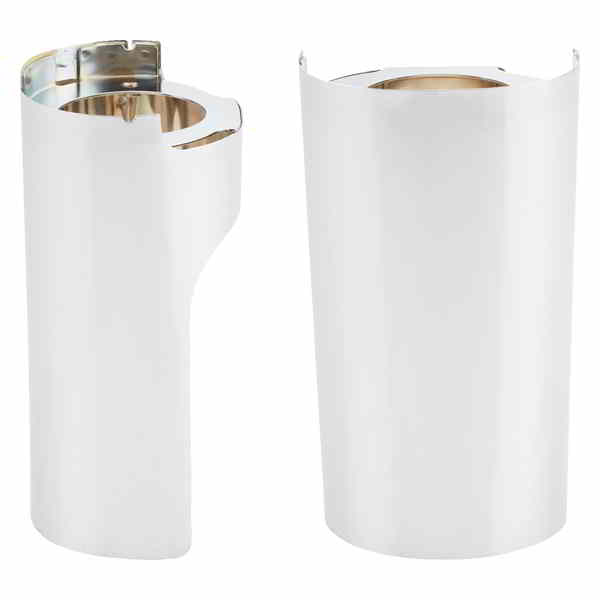 取寄せ フォークブーツカバー - クローム - スムース アレンネス Fork Boot Cover - Chrome - Smooth 125-001 04110191