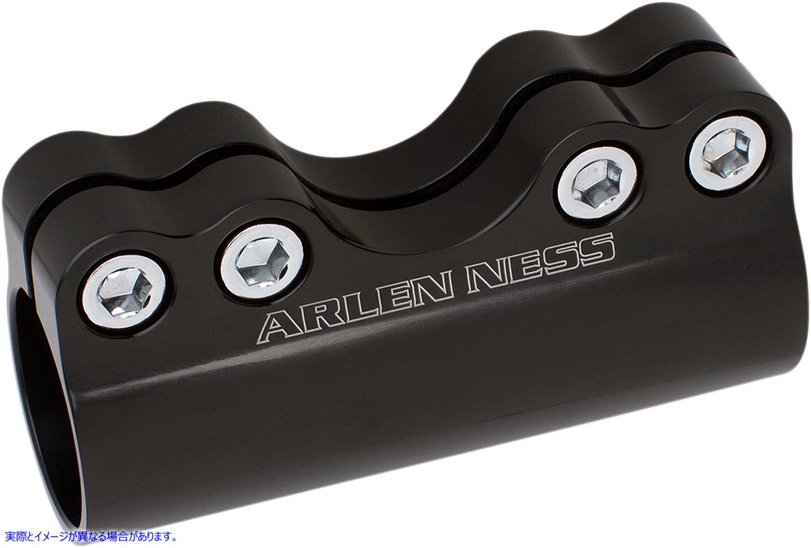 取寄せ モジュラー調節式ハンドルバークランプ - 1インチ - ブラック アレンネス Modular Adjustable Handlebar Clamp - 1 - Black 08-050 06030785