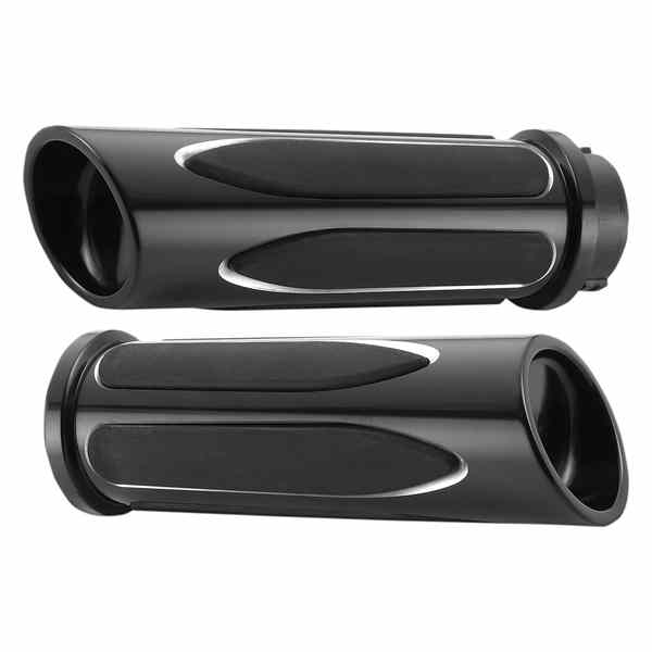 取寄せ ディープカット コンフォートシリーズ グリップ - TBW - ブラック アレンネス Deep Cut Comfort Series Grips - TBW - Black 07-053 06300977