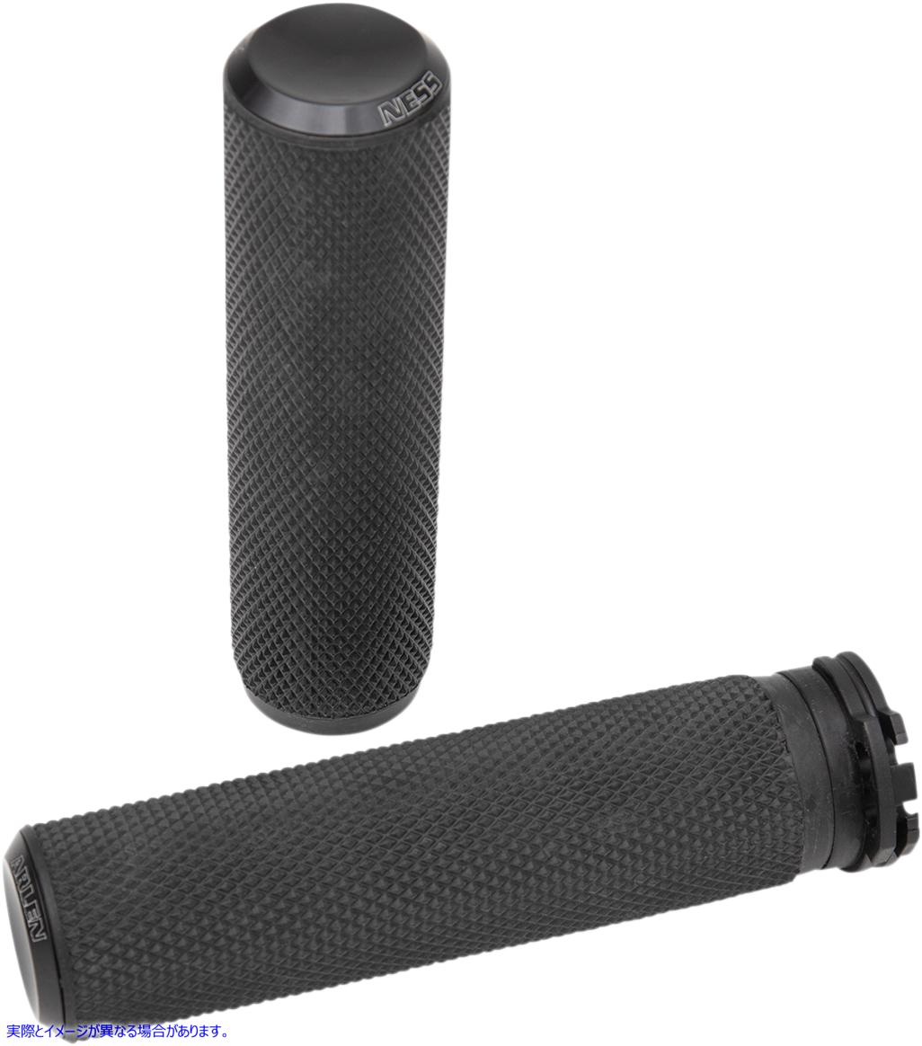 取寄せ ローレットグリップ - ケーブル - ブラック アレンネス Knurled Grips - Cable - Black 07-325 06301042