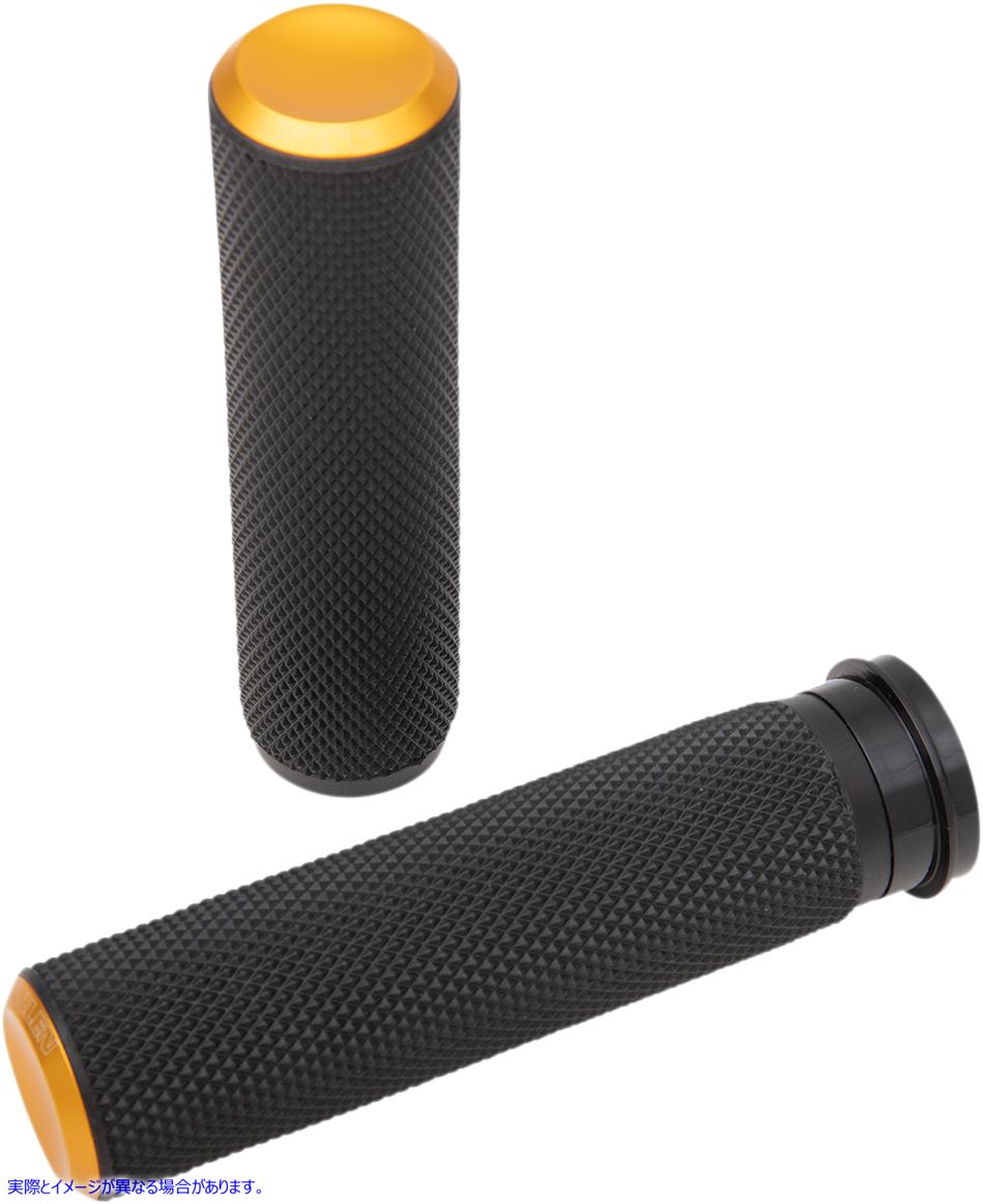 取寄せ フュージョンナールドグリップ アレンネス Gold Knurled Grips for TBW 07-347 06302598