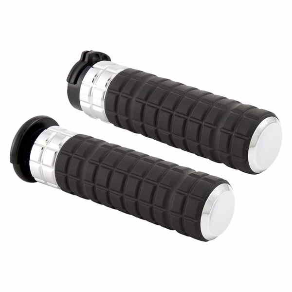 取寄せ SpeedLiner グリップ - ケーブル - クローム アレンネス SpeedLiner Grips - Cable - Chrome 500-001 06302907