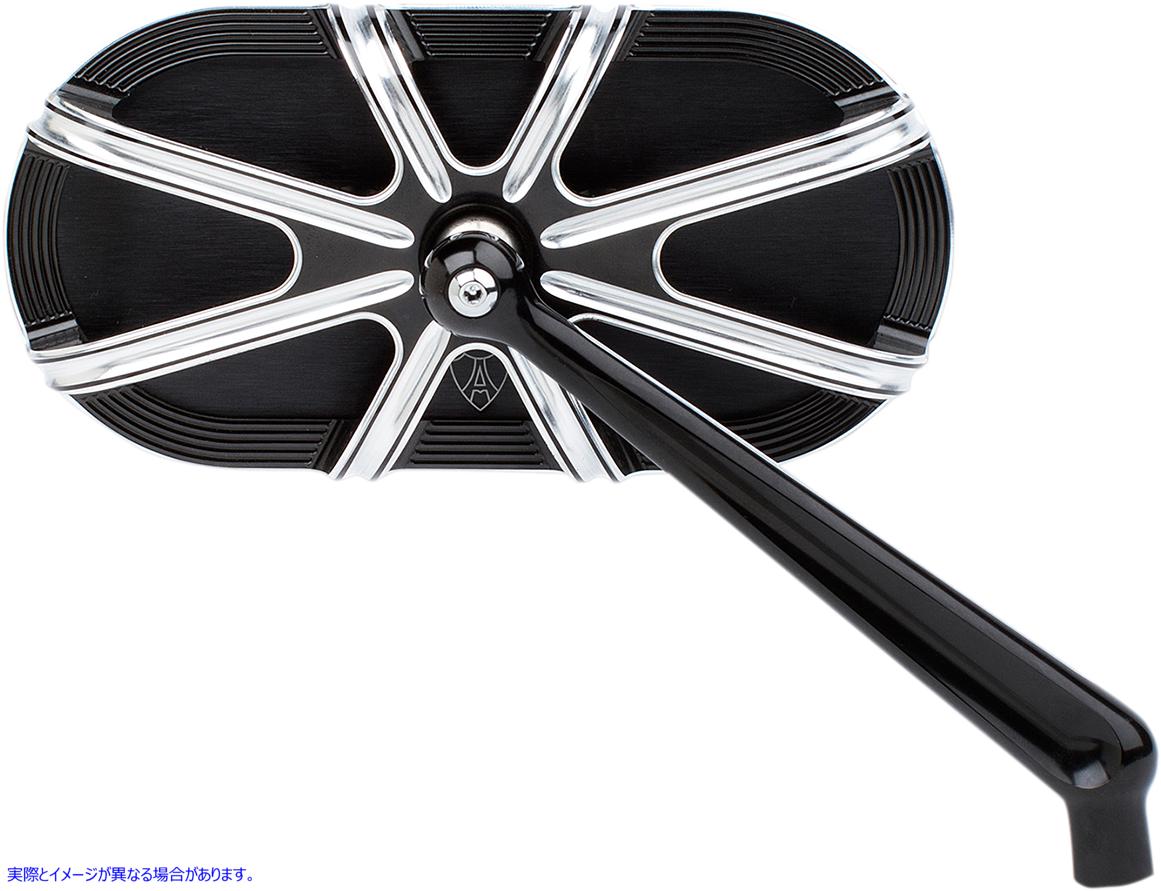 取寄せ ミラー - サイドビュー - ケージシリーズ/10ゲージ - ブラック - 右 アレンネス Mirror - Side View - Caged Series/10 Gauge - Black - Right 13-162 06401203