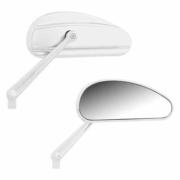 取寄せ ミラー - ダウンドラフト - サイドビュー - 細長い - クローム アレンネス Mirrors - Downdraft - Side View - Elongated - Chrome 510-027 06401522