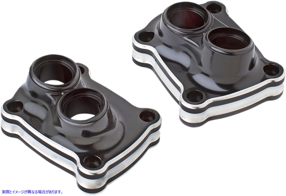 取寄せ リフターブロックカバー - 10ゲージ - ブラック アレンネス Lifter Block Covers - 10 Gauge - Black 12-583 09401661