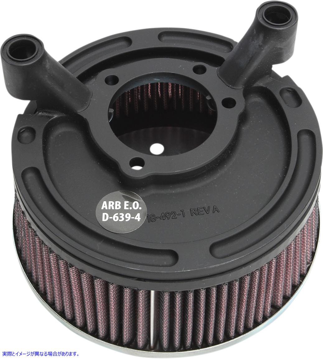 取寄せ ビッグサッカー エアクリーナーキット - ブラック - ステージI アレンネス Big Sucker Air Cleaner Kit - Black - Stage I 18-447 10102064