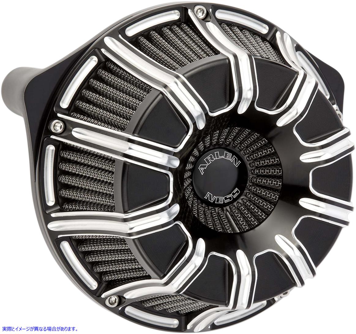 パーツデポ / 取寄せ 逆シリーズエアクリーナーキット - 10ゲージ アレンネス Inverted Series Air Cleaner Kit -  Black 18-947 10102308