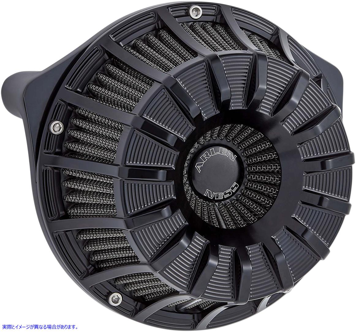 取寄せ 逆シリーズエアクリーナーキット - 15スポーク アレンネス Inverted Series Air Cleaner Kit - Black 18-995 10102462