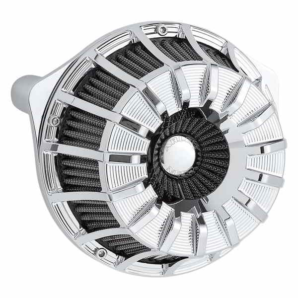 取寄せ 逆シリーズエアクリーナーキット - 15スポーク アレンネス Inverted Series Air Cleaner Kit - Chrome 18-990 10102486