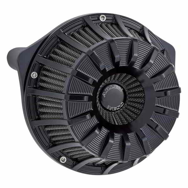 取寄せ 逆シリーズエアクリーナーキット - 15スポーク アレンネス Inverted Series Air Cleaner Kit - Black 18-991 10102487