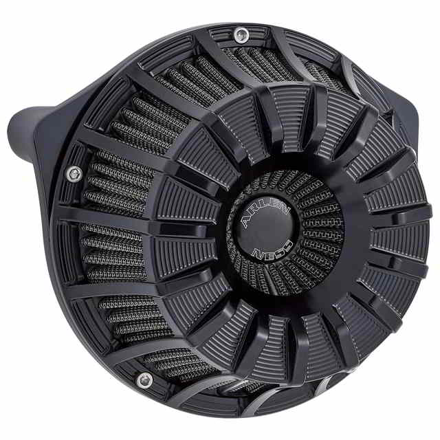 【並行輸入品】 アレンネス 倒立シリーズエアクリーナーキット - 15本スポーク - オールブラック 600-223 10103223