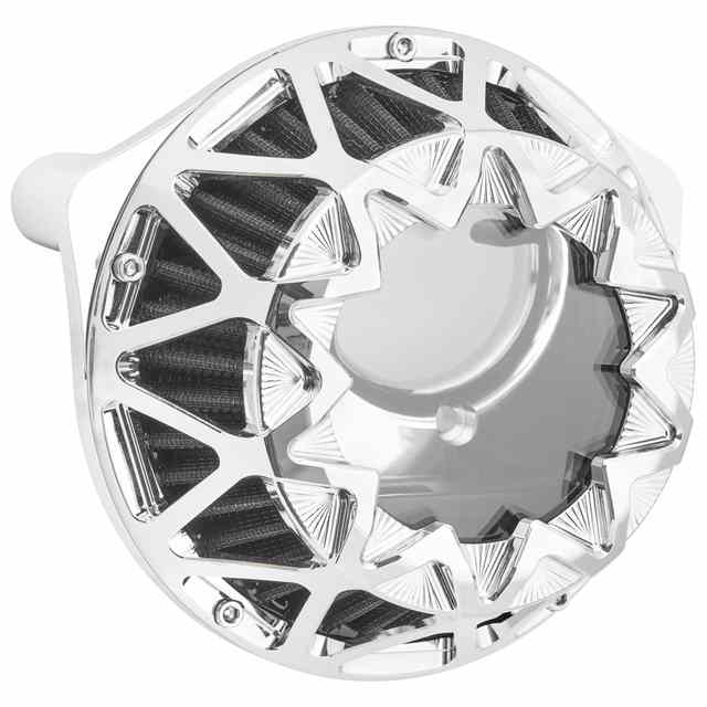 【並行輸入品】 アレンネス クロスファイア エアクリーナー - クローム 600-235 10103235