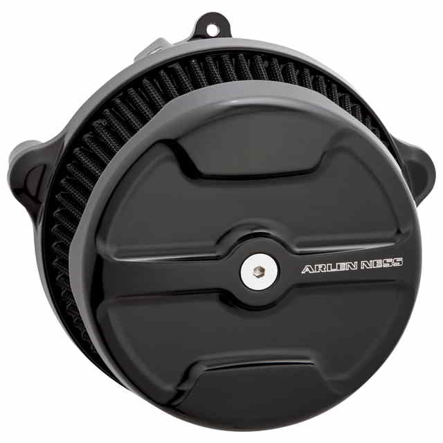 【並行輸入品】 アレンネス Big Sucker ステージ1 エアクリーナーキット（カバー付き） - ナックル - ブラック 600-309 10103259