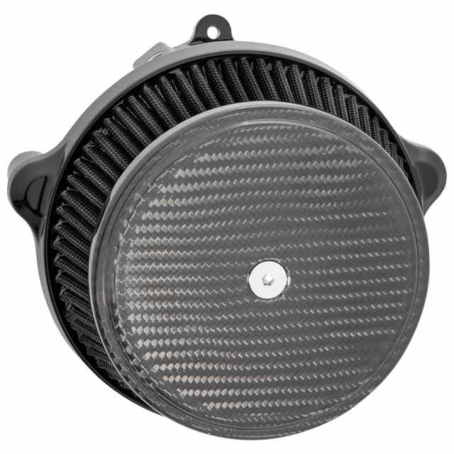 【並行輸入品】 アレンネス Big Sucker ステージ1 エアクリーナーキット（カバー付き） - カーボン - ブラック 600-311 10103261
