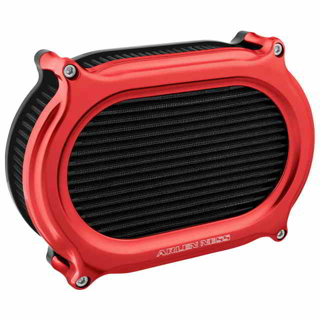 【並行輸入品】 アレンネス ステージ2 オーバルエアクリーナーキット - レッド 600-178 10103367