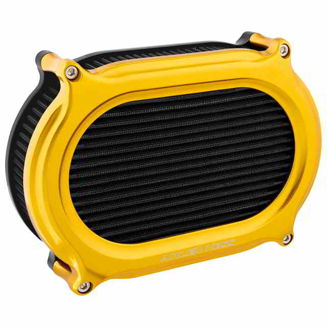 【並行輸入品】 アレンネス ステージ2 オーバルエアクリーナーキット - ゴールド 600-209 10103385