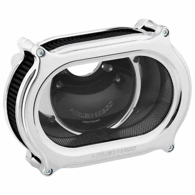 【並行輸入品】 アレンネス ステージ2メソッドエアクリーナーキット - クローム 600-213 10103389