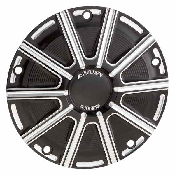 取寄せ 10ゲージ ダービーカバー - ブラック - ツーリング/トライク アレンネス 10-Gauge Derby Cover - Black - Touring/Trike 700-002 11070663