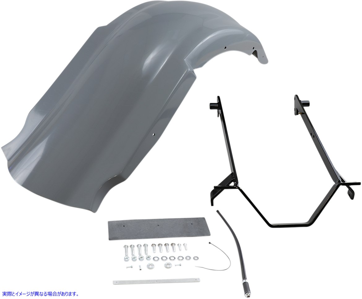 取寄せ アレンネス Bagger-Tail Fender Kit - Composite - For Dual Exhaust - '09-'13 FLHT 06-479 14010464