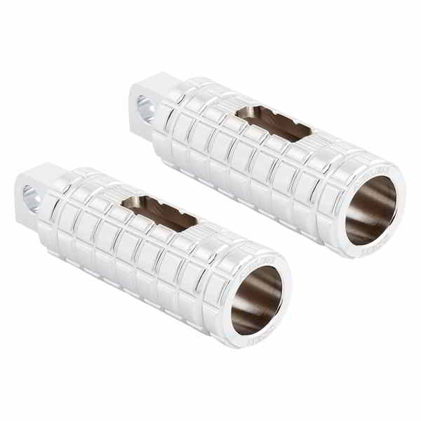 取寄せ フットペグ - オス - クローム アレンネス Footpegs - Male - Chrome 400-035 16202419