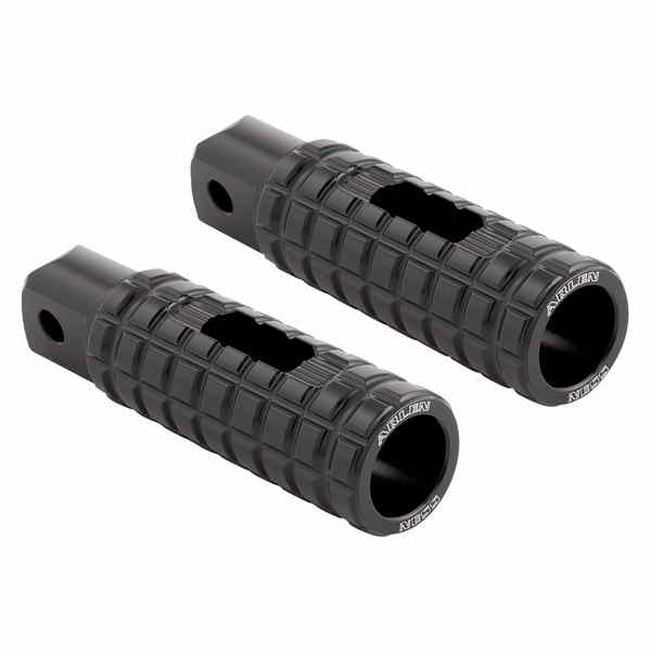 取寄せ フットペグ - 助手席側 - ブラック アレンネス Footpegs - Passenger - Black 400-038 16202422