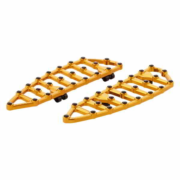 取寄せ MX ビレット床板 アレンネス MX Driver Floorboards - Gold 410-010 16211015