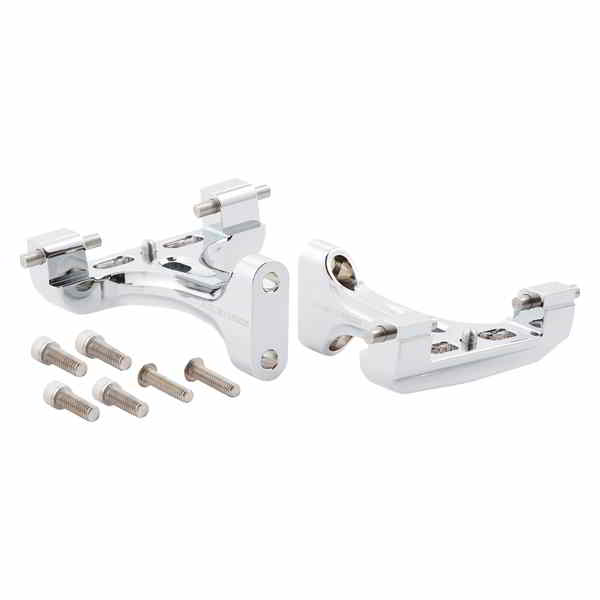 取寄せ  MOUNT PASSENGER FLOORBOARD FORGED CHROME 410-034 16211174