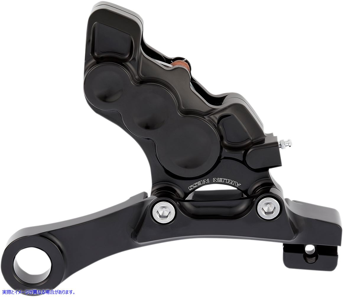 取寄せ Ness Tech Six-Pistonディファレンシャルボアキャリパー アレンネス 6-Piston Caliper - Rear - Black - 11.8 02-303 17010619