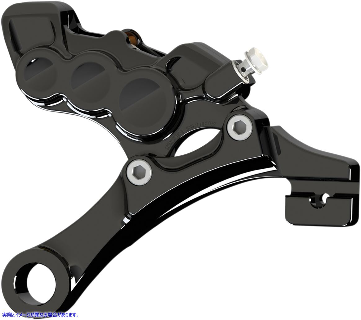 取寄せ Ness Tech Six-Pistonディファレンシャルボアキャリパー アレンネス 6-Piston Caliper - Rear - Black - 11.8 02-323 17010625