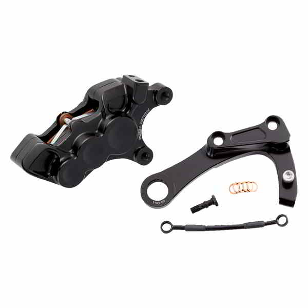 取寄せ アレンネス CALIPER REAR 6 PIST0N ALL BLACK M8 SOFTAIL 02-328 17010775