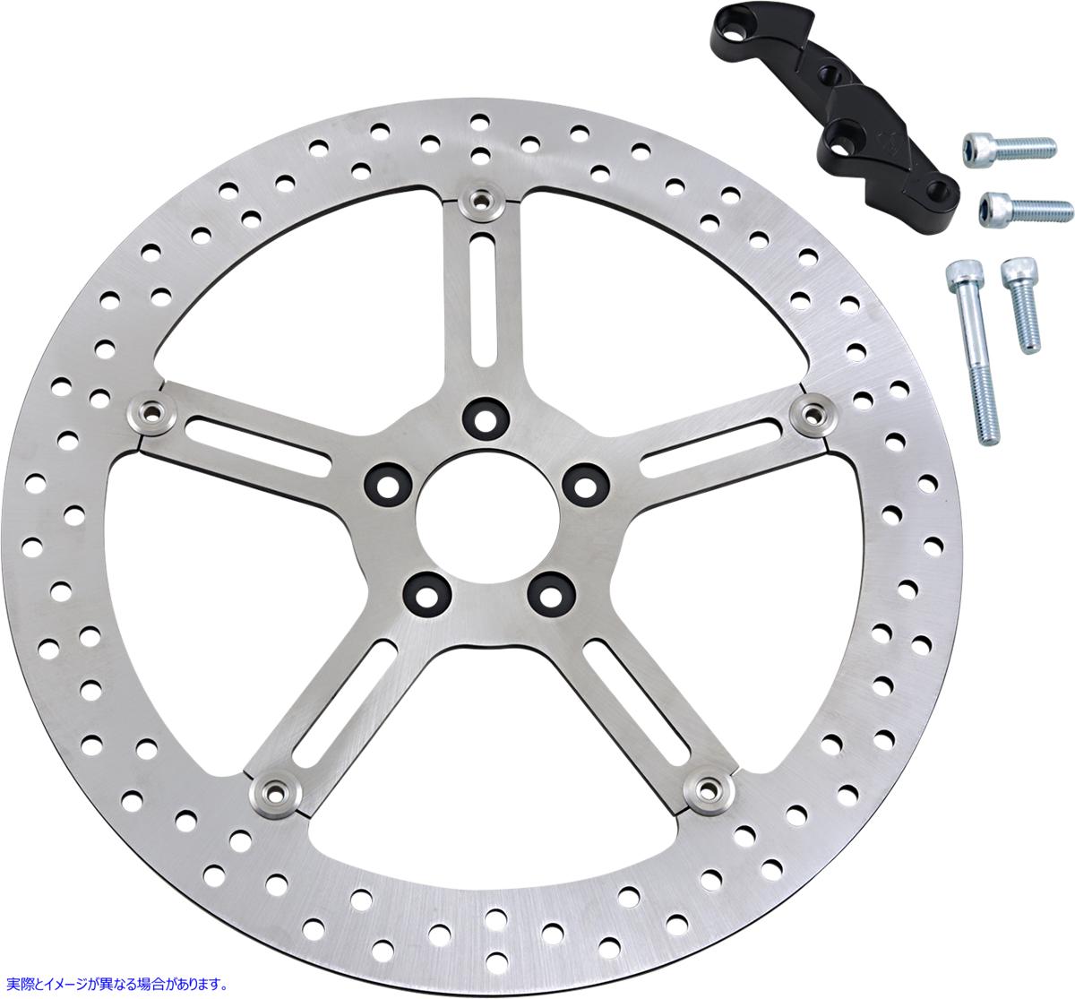 取寄せ ビッグブレーキフローティングローターキット アレンネス Big Brake Rotor - 15 Right -  Harley-Davidson 02-973 17103194