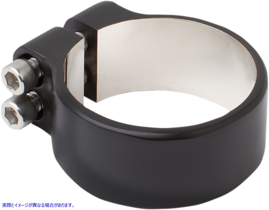 取寄せ スリップオンマフラーのスーパークランプ アレンネス Black Exhaust Clamp - 2.5 05-942 18611222
