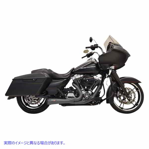 取寄せ Road Rage 2：1短いエキゾーストシステム バッサーニエキゾースト 2:1 Short Exhaust - Black 1F52RB 18002472