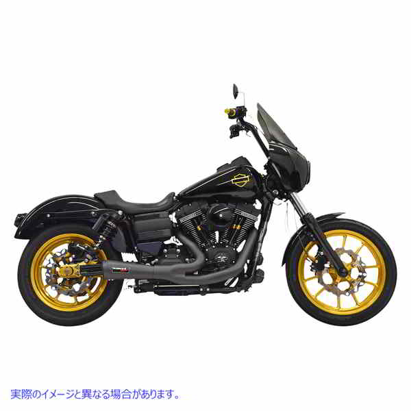 取寄せ リッパー2：1エキゾーストシステム バッサーニエキゾースト Ripper 2:1 Exhaust System - Black 1D6B 18002500