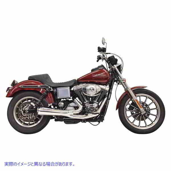 取寄せ リッパー2：1エキゾーストシステム バッサーニエキゾースト Ripper 2:1 Exhaust System - Chrome 1D5C 18002516