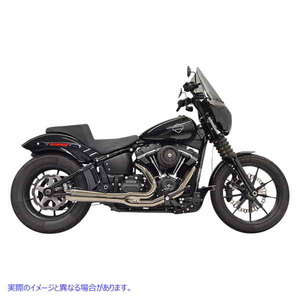 取寄せ Road Rage 2：1システム バッサーニエキゾースト 2:1 Exhaust - Black Chrome 1S72M 18002519