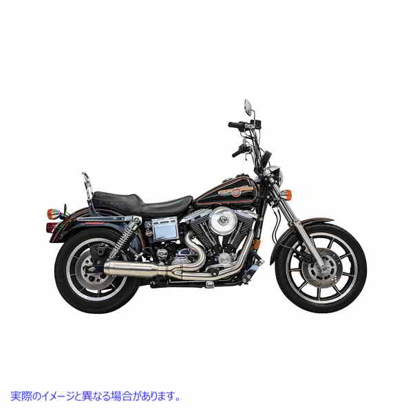 取寄せ 2-in-1 リッパーエキゾーストシステム バッサーニエキゾースト 2-into-1 Ripper Exhaust System with Super Bike Muffler - Stainless Steel 1D8SS 18002624