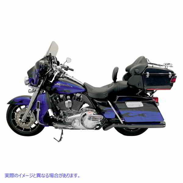 取寄せ Road Rage II B1エキゾーストシステムのための擬似マフラー バッサーニエキゾースト B1 Pseudo Muffler - Black - FL '09 - '20 1F59RB 18010551