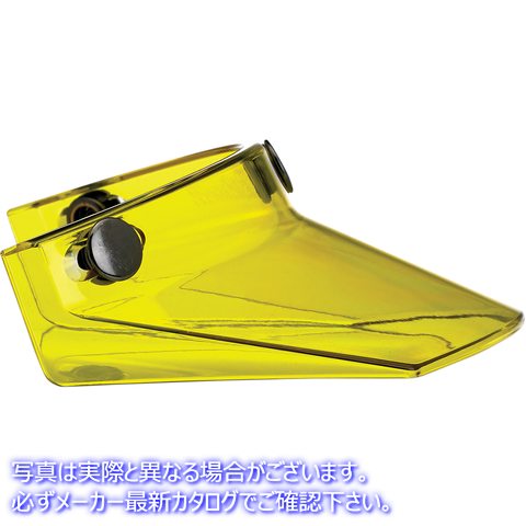 取寄せ 3-SNAPバイザー ビルトウェル Moto 3-Snap Visor - Yellow 2002-103 01321011