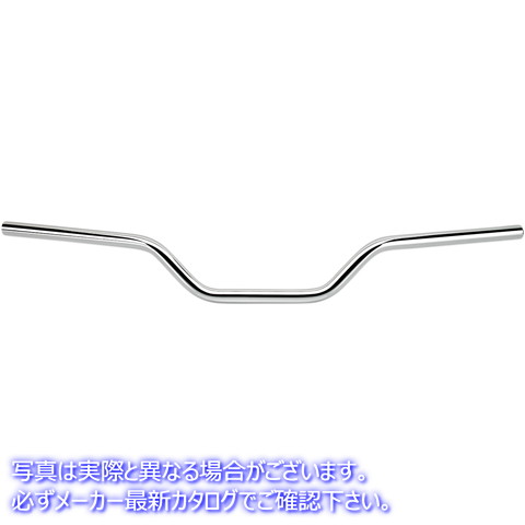 取寄せ ハンドルバー - トラッカー - スムース - 7/8インチ - クローム ビルトウェル Handlebar - Tracker - Smooth - 7/8 - Chrome 6109-1052 06014096