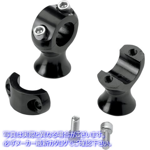 取寄せ ライザー - スリムライン - 1-3/4インチ - ブラック ビルトウェル Risers - Slimline - 1-3/4 - Black 6401-201-175 06020568