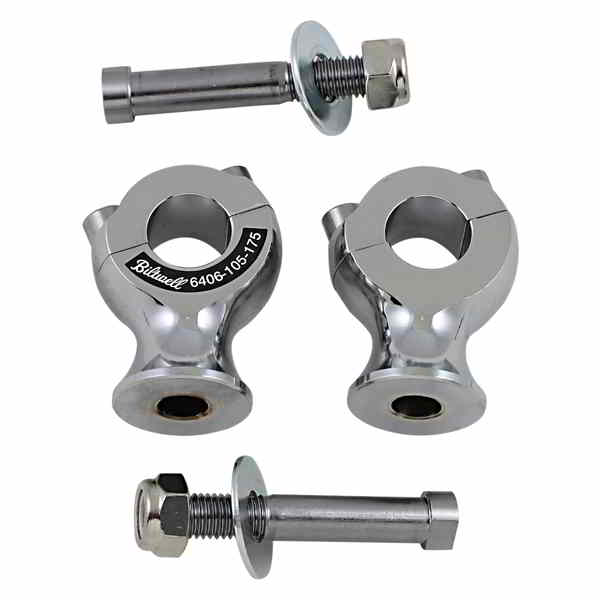 取寄せ ライザー - スリムライン - 7/8インチ - クローム ビルトウェル Risers - Slimline - 7/8 - Chrome 6406-105-175 06021132