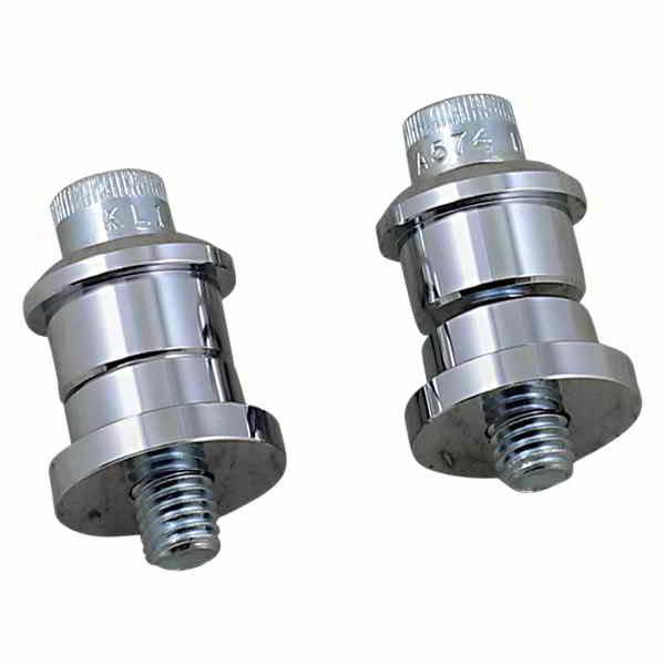 取寄せ ライザーブッシング - ソリッド - クローム ビルトウェル Riser Bushings - Solid - Chrome 6908-105 06040223