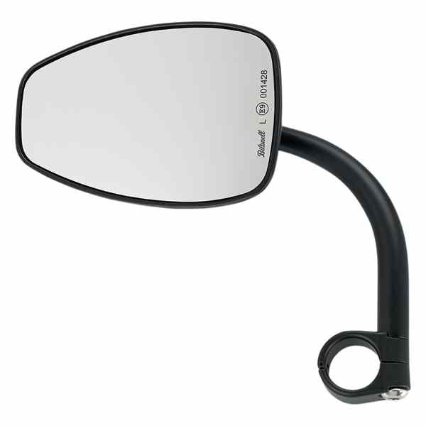 取寄せ マウント付きミラー - ティアドロップ - ブラック ビルトウェル Mirror w/mount - Tear Drop - Black 6504-501-131 06401322